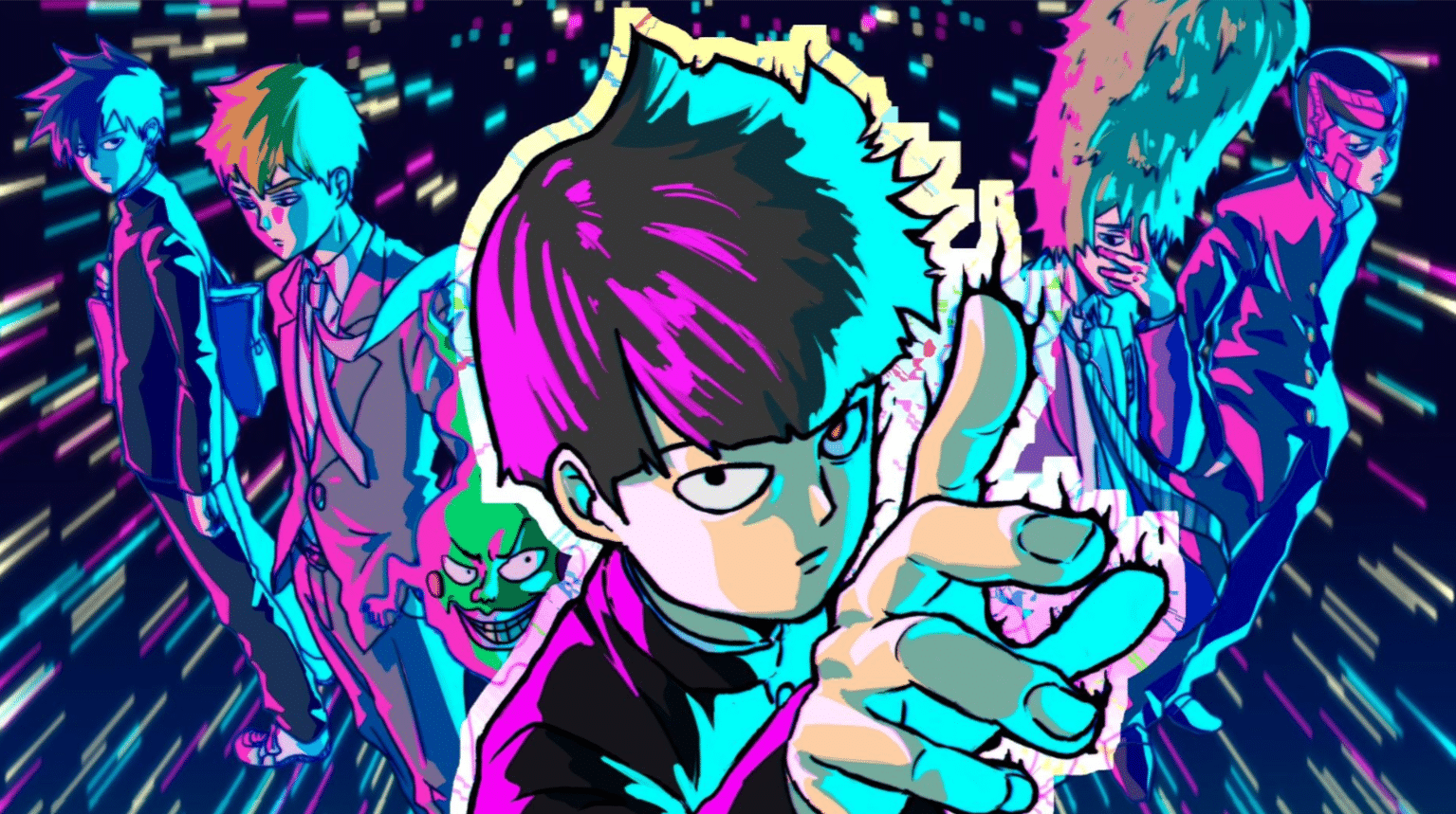 Los Personajes Principales de “Mob Psycho 100” Desatan Poderes Sobrenaturales