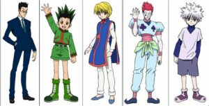 hunter x hunter personajes dibujo