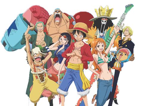 Los Personajes Principales de One Piece: Valientes y Determinados en Alta Mar.