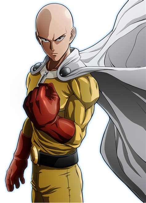 Los Personajes Principales de One Punch Man: Saitama y Genos luchan contra villanos poderosos.