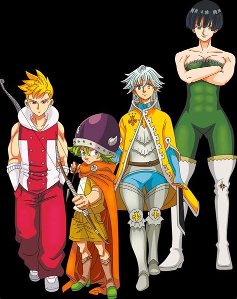 Los Personajes Principales de Seven Deadly Sins: Four Knights of the Apocalypse