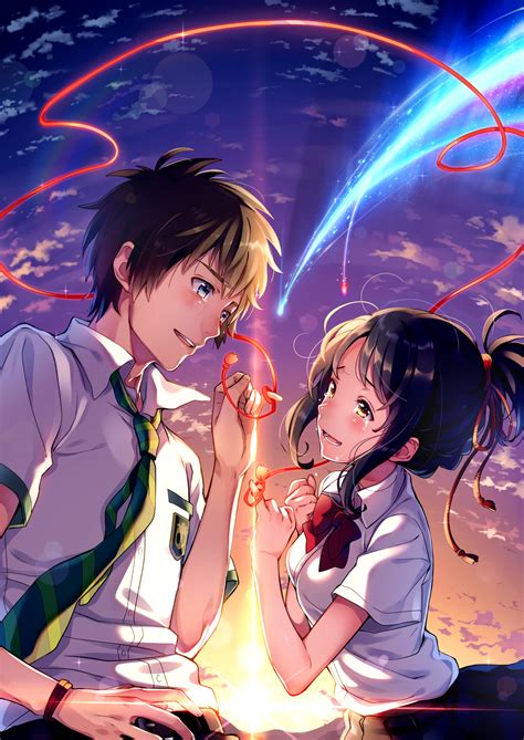 Los Personajes Principales de Your Name: Kimi no Na wa